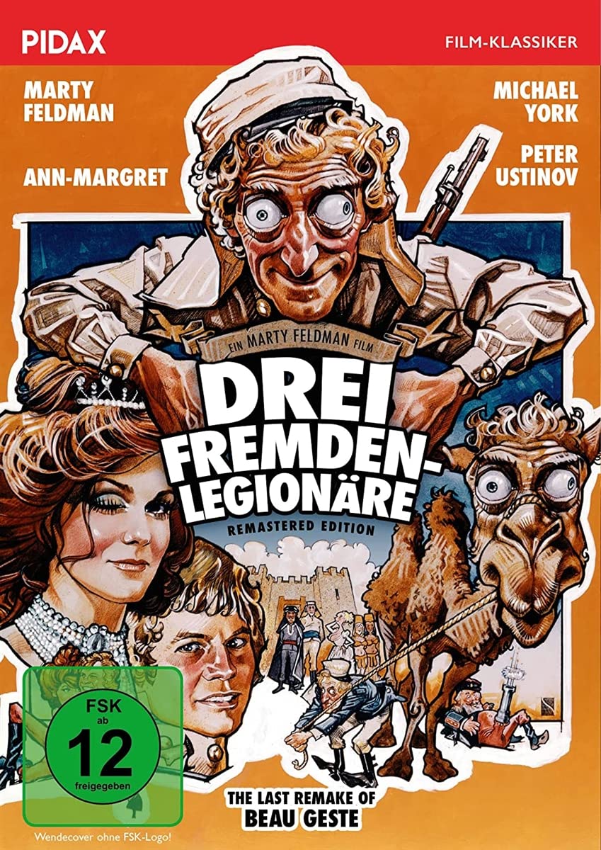 Drei Fremdenlegionäre (The Last Remake of Beau Geste) - Remastered Edition / Marty Feldmans vergnügliche Militärkomödie mit Starbesetzung (Pidax Film-Klassiker