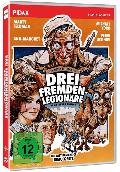 Drei Fremdenlegionäre (The Last Remake of Beau Geste) - Remastered Edition / Marty Feldmans vergnügliche Militärkomödie mit Starbesetzung (Pidax Film-Klassiker
