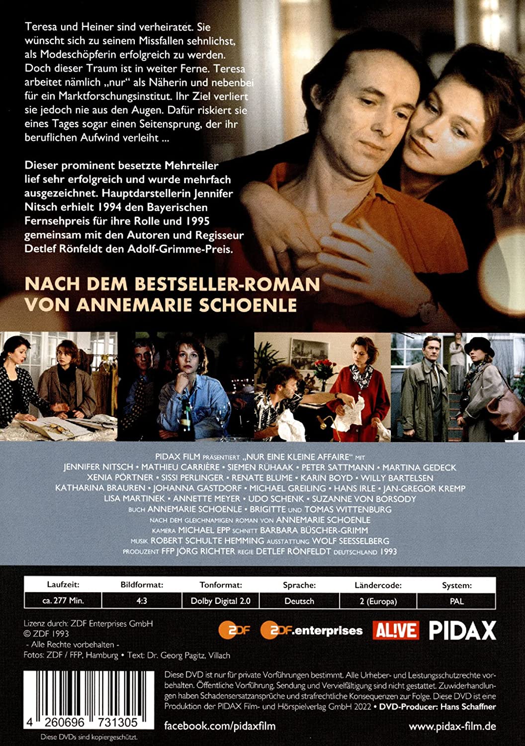 Nur eine kleine Affaire / Mehrfach ausgezeichneter 5-teilige Romanverfilmung mit Starbesetzung (Pidax Serien-Klassiker)