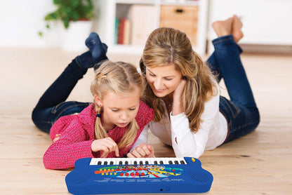 Lexibook Paw Patrol Teclado electrónico, Piano de 32 Teclas, Micrófono para Cantar, 22 Canciones de demostración, operado con batería, Azul/Rojo, Color