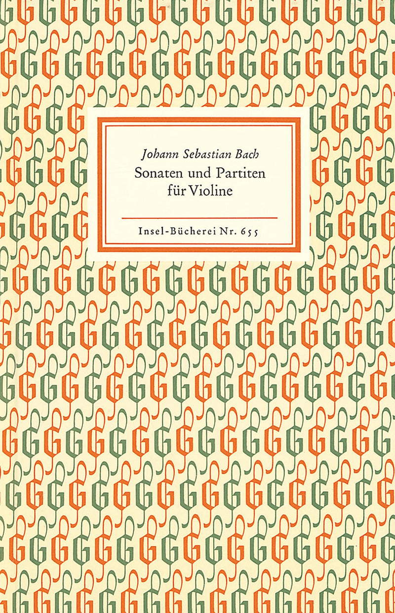 Sonaten und Partiten für Violine allein: Wiedergabe der Handschrift (Insel-Bücherei