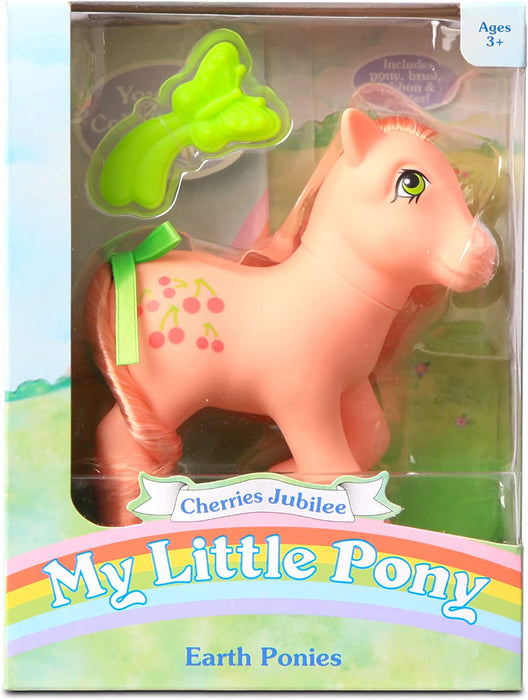Kirschblüte Klassisches Pony, My Little Pony, Basic Fun, 35287, sammelbares Vintage-Pferde-Spielzeug für Kinder, Einhorn-Spielzeug für Jungen und Mädchen ab 3 Jahren