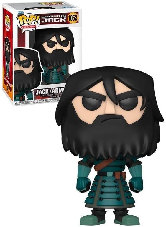 Funko Pop! Animation: Samurai Jack - Armored Jack with Chase (Styles May Vary