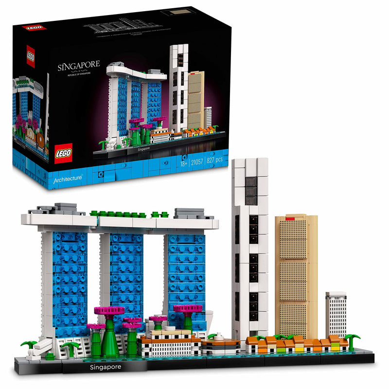 LEGO 21057 Architecture Singapore Model Building Set for Adults