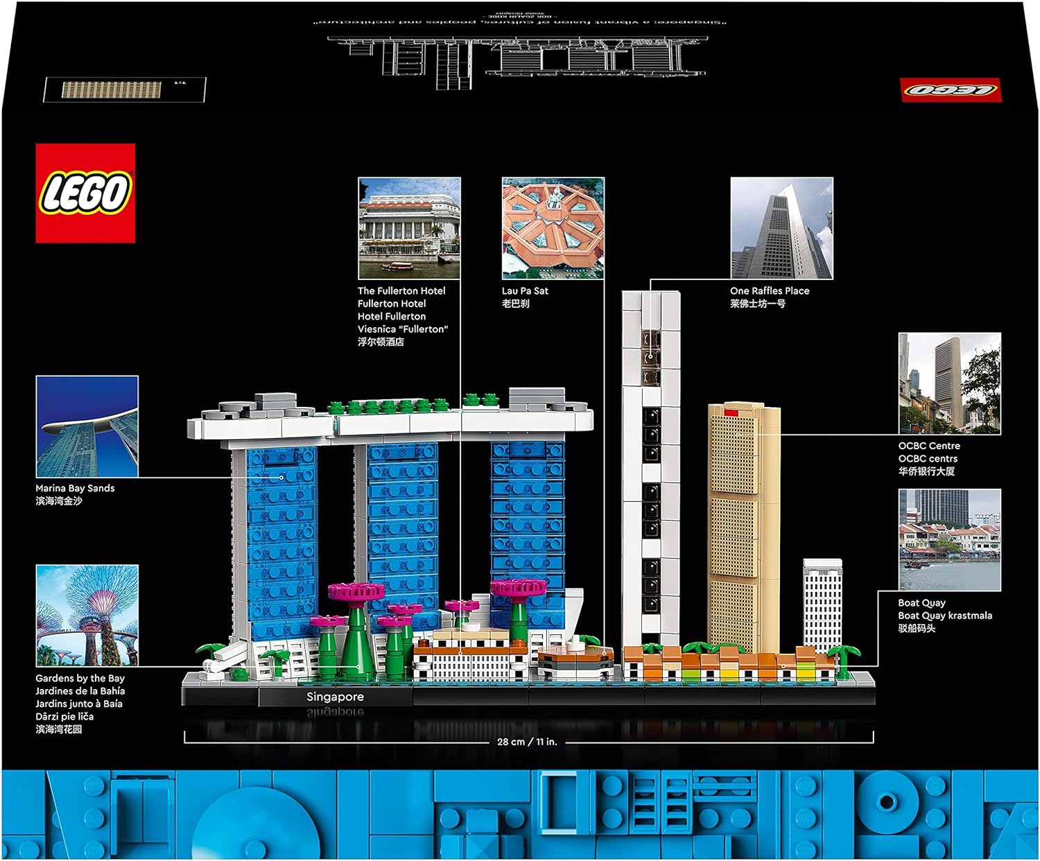 LEGO 21057 Architecture Singapore Model Building Set for Adults