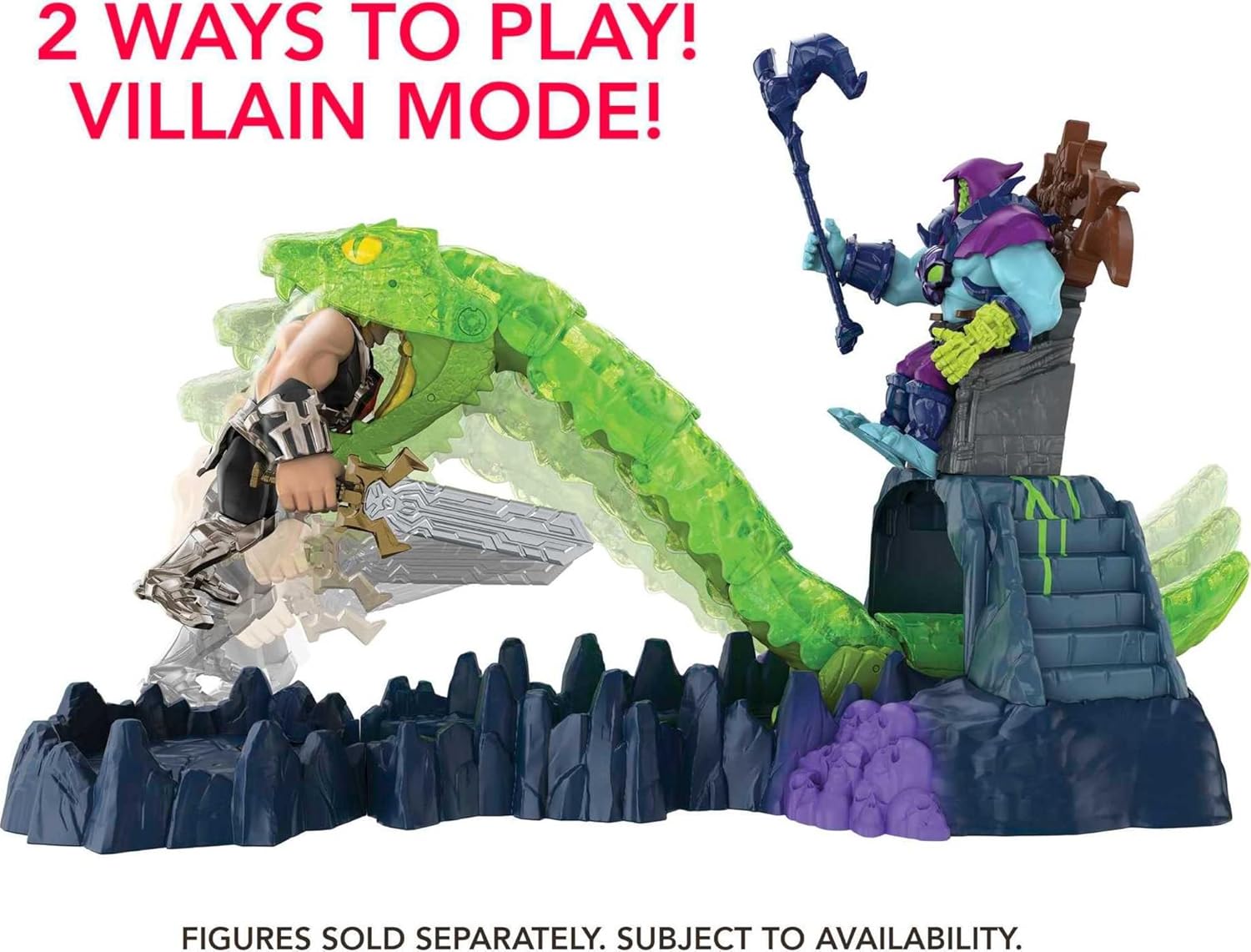 Masters of the Universe Mattel He-Man and the Playset 2022 Chaos Snake Attack 58 cm