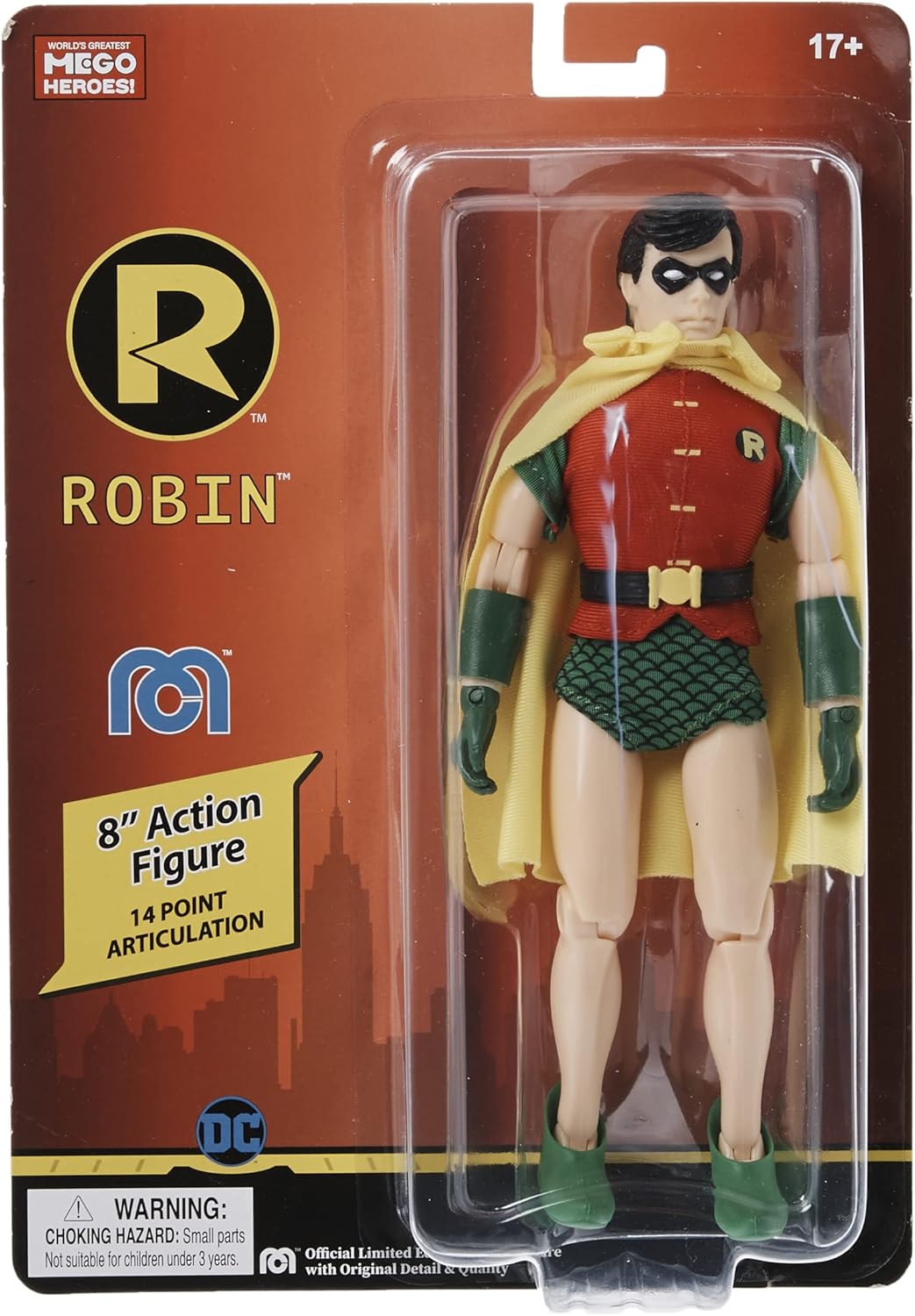Mego DC Comics Robin 8" Action Figure Multicolor