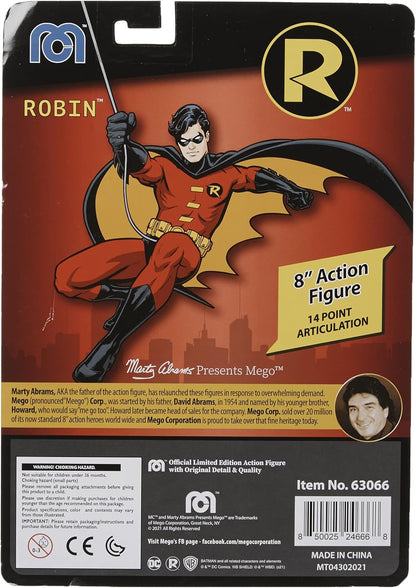 Mego DC Comics Robin 8" Action Figure Multicolor