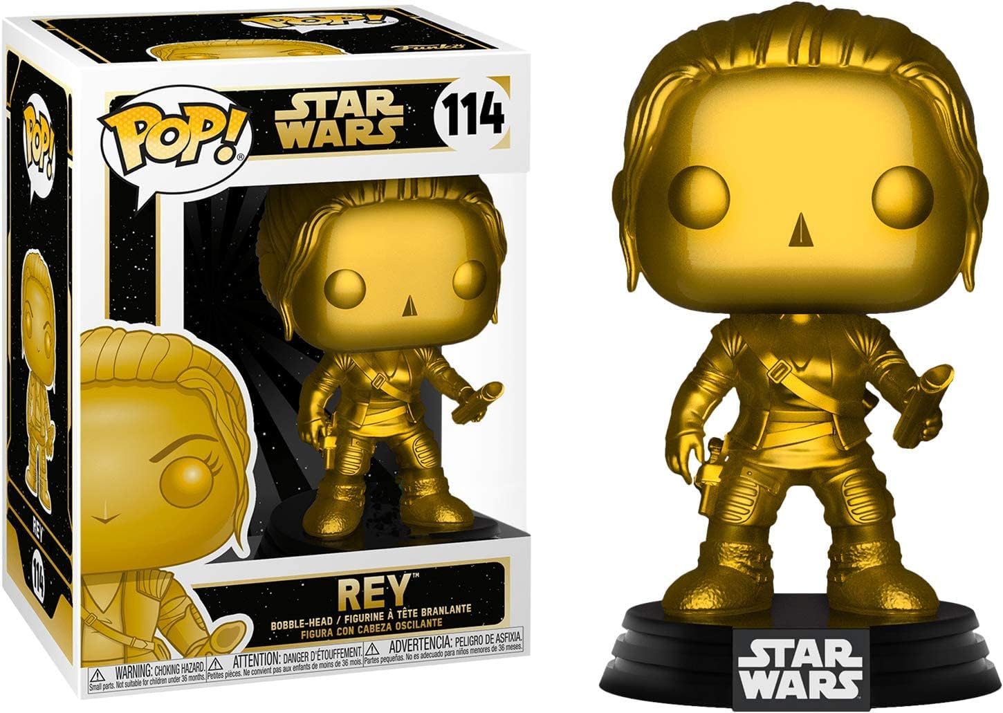 Funko Pop! Star Wars: The Rise of Skywalker - Rey Bobble-Head (Matt Gold