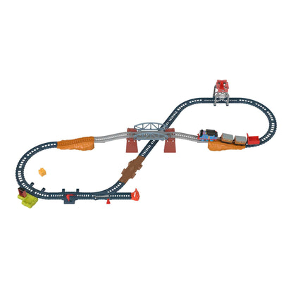 Thomas & Friends 3-in-1 Package Pickup Train Set with motorized Thomas for preschoolers ages 3 years and older, HGX64