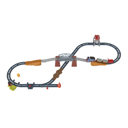 Thomas & Friends 3-in-1 Package Pickup Train Set with motorized Thomas for preschoolers ages 3 years and older, HGX64