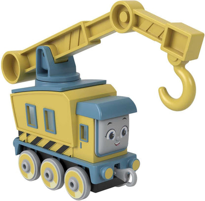 Thomas & Friends Fisher-Price Carly The Crane Vehicle Die-Cast Push-Along Toy Rail Vehicle for Preschool Kids Ages 3+