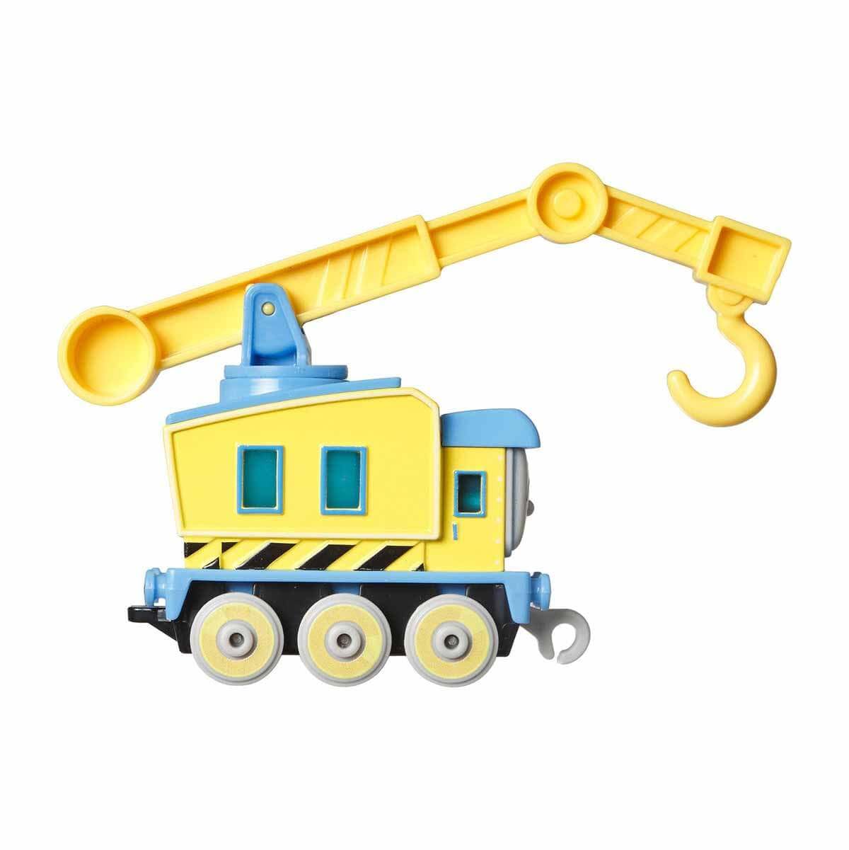 Thomas & Friends Fisher-Price Carly The Crane Vehicle Die-Cast Push-Along Toy Rail Vehicle for Preschool Kids Ages 3+