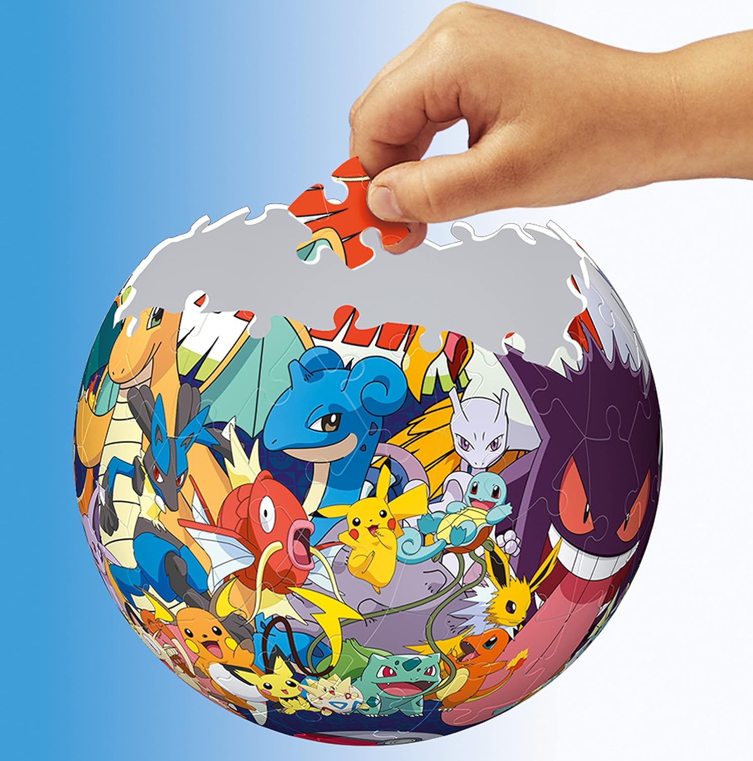 Ravensburger Pokemon 3D Jigsaw Puzzle Ball for Kids Age 6 Years Up - 72 Pieces - No Glue Required - Gifts for Boys and Girls