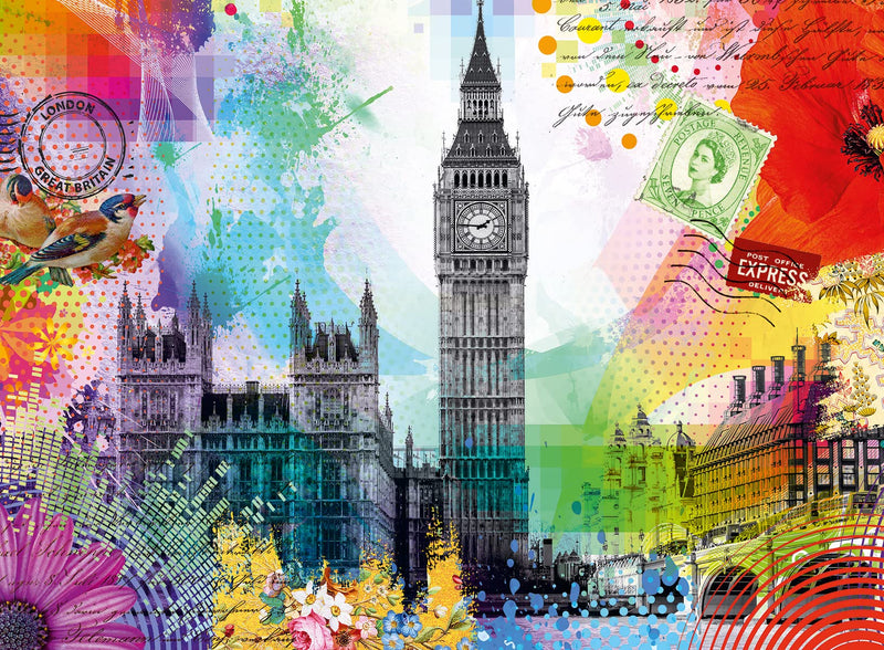 Ravensburger Puzzle 16986 Grüße aus London 500 Teile Puzzle