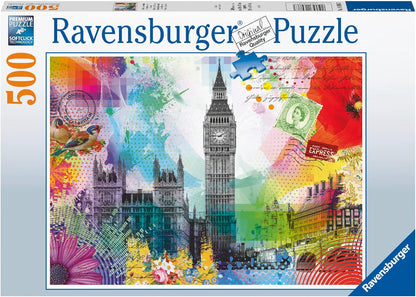 Ravensburger Puzzle 16986 Grüße aus London 500 Teile Puzzle