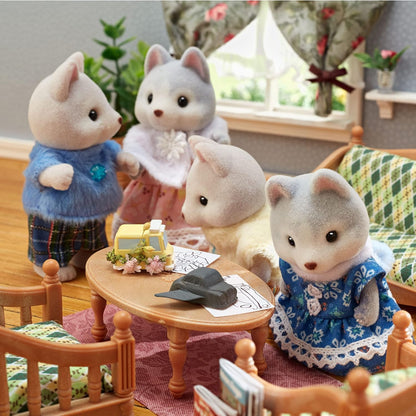 Sylvanian Families 5637 Tandem Spielset mit Figuren - Puppenhaus Spielset