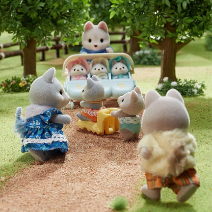 Sylvanian Families Husky Twins,Multicolor,3.7 x 2.3 x 3.4 cm