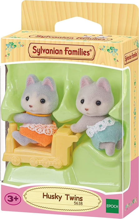 Sylvanian Families Husky Twins,Multicolor,3.7 x 2.3 x 3.4 cm