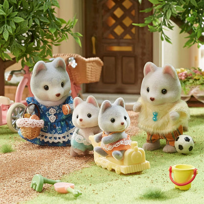 Sylvanian Families Husky Twins,Multicolor,3.7 x 2.3 x 3.4 cm