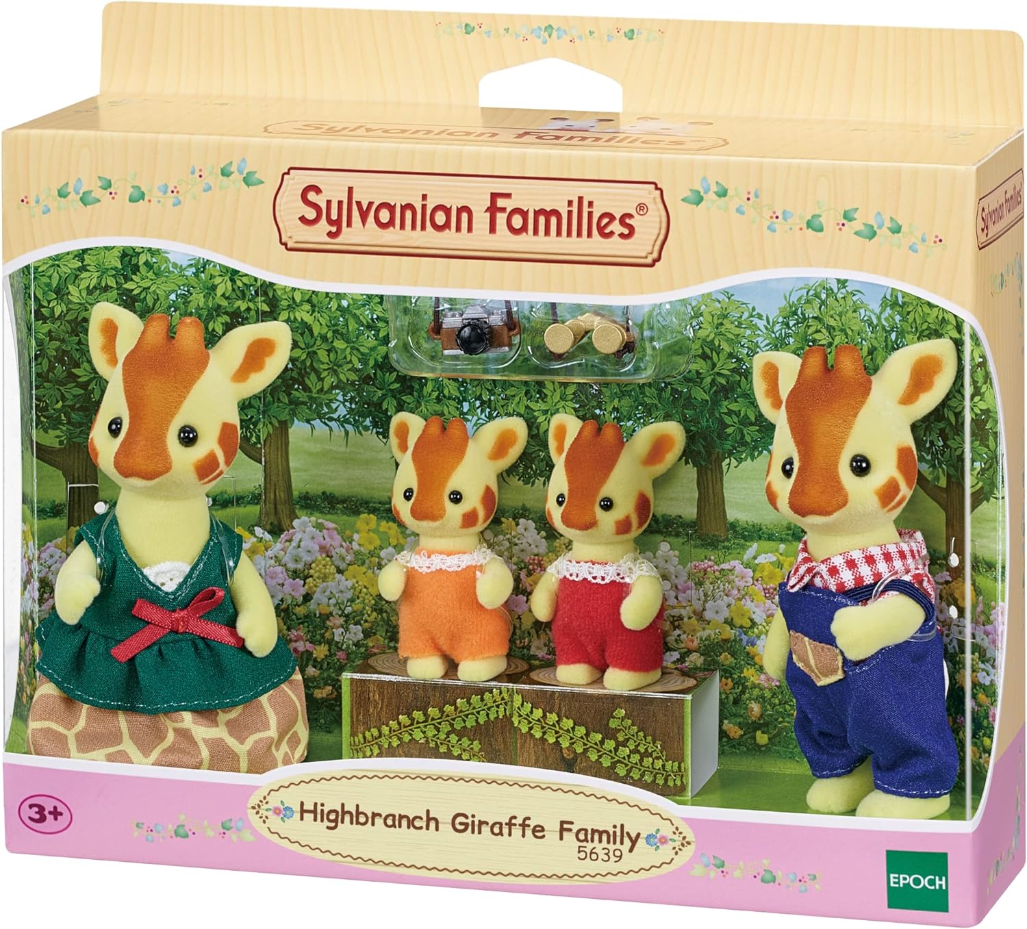 Sylvanian Families 5639 Giraffen Familie - Figuren für Puppenhaus
