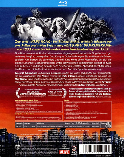 King Kong und die weiße Frau + Originalsynchro "Die Fabel von King Kong" (Filmjuwelen)