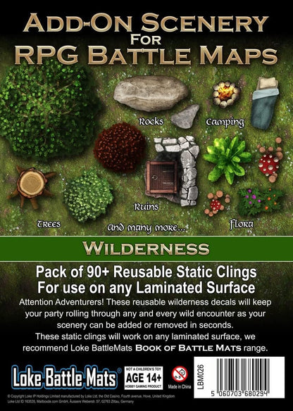 Loke Battle Mats Game Board Book: Additional Decorations (Wild Region