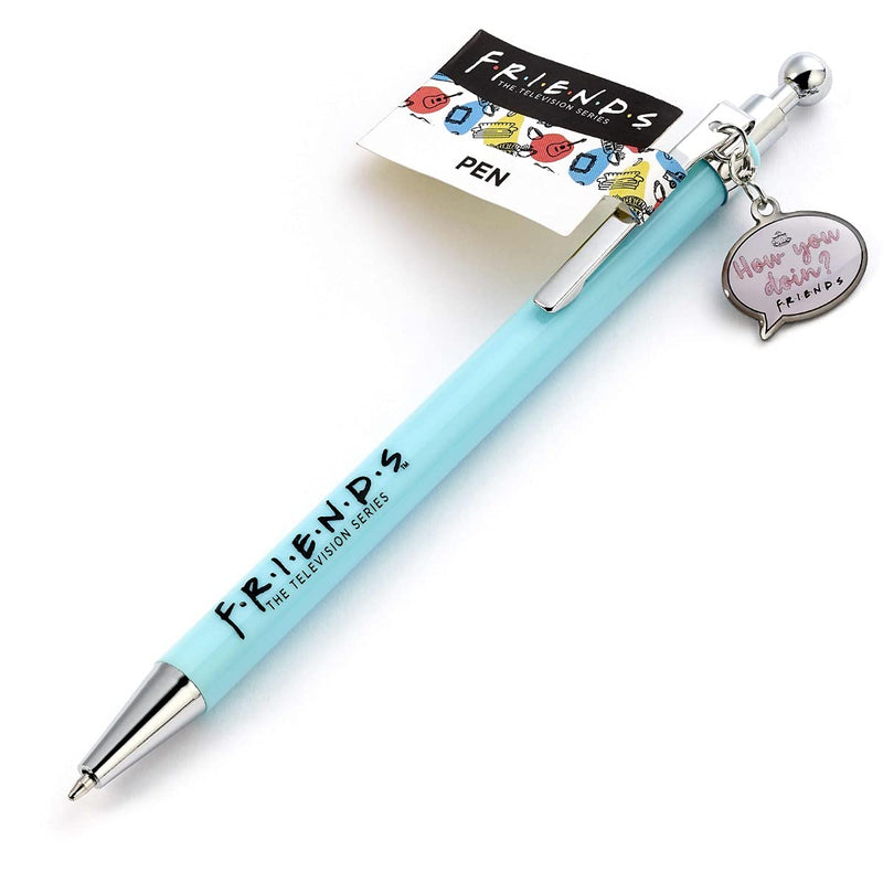 FRIENDS The TV Show How you Doin? Charm Pen by The Carat Shop Blue