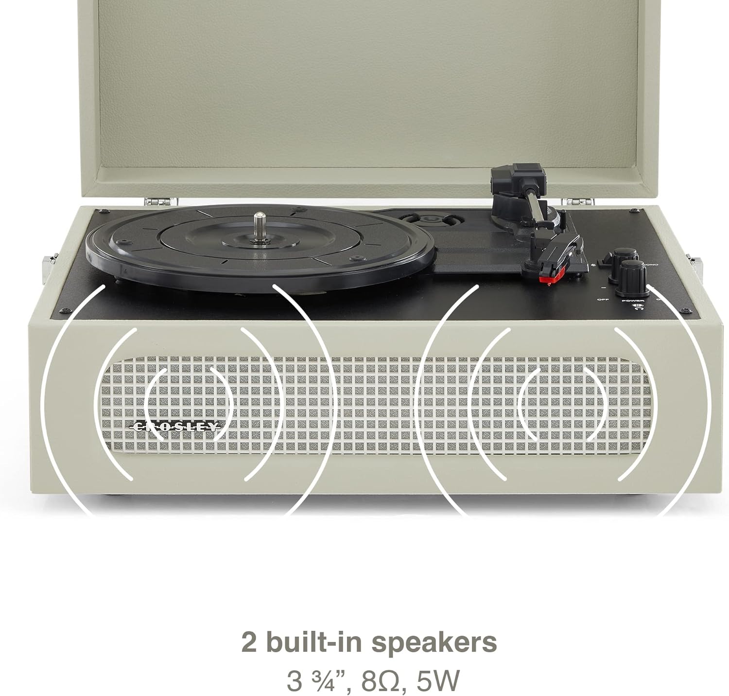 Voyager Portable Turntable Dune Now With