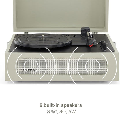 Voyager Portable Turntable Dune Now With