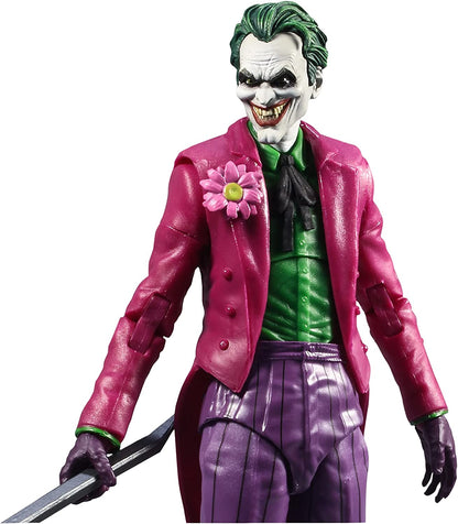 McFarlane TM30140 DC Multiverse Batman Tres Figuras de 7 Pulgadas WV1-THE Joker (Muerte en la Familia), Multicolor