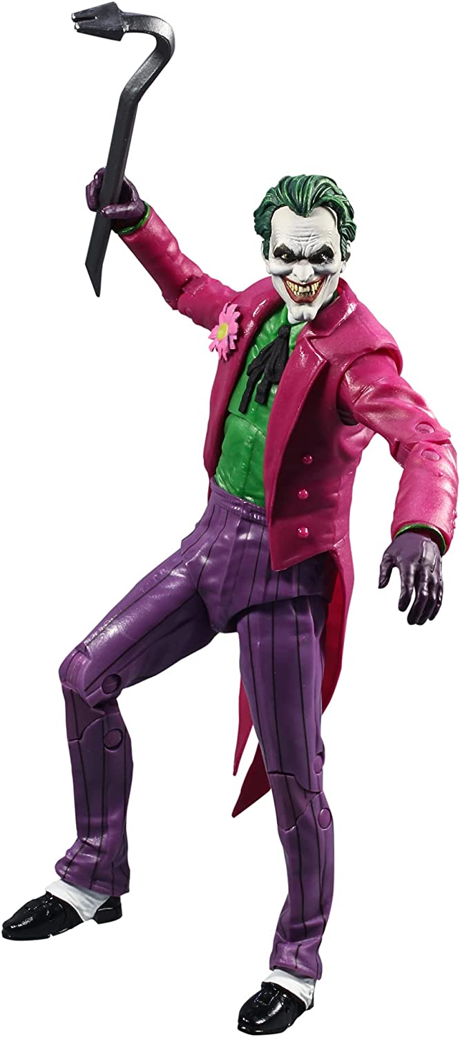 McFarlane TM30140 DC Multiverse Batman Tres Figuras de 7 Pulgadas WV1-THE Joker (Muerte en la Familia), Multicolor