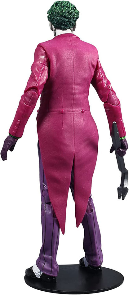 McFarlane TM30140 DC Multiverse Batman Tres Figuras de 7 Pulgadas WV1-THE Joker (Muerte en la Familia), Multicolor