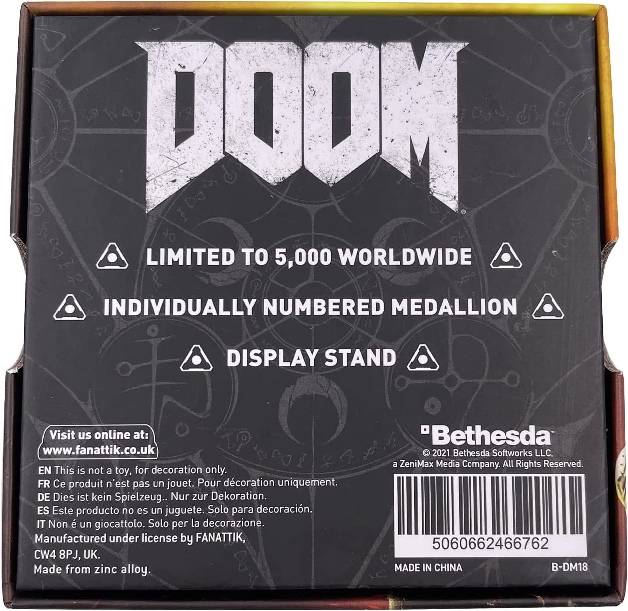 DOOM Limited Edition Pinky Medallion