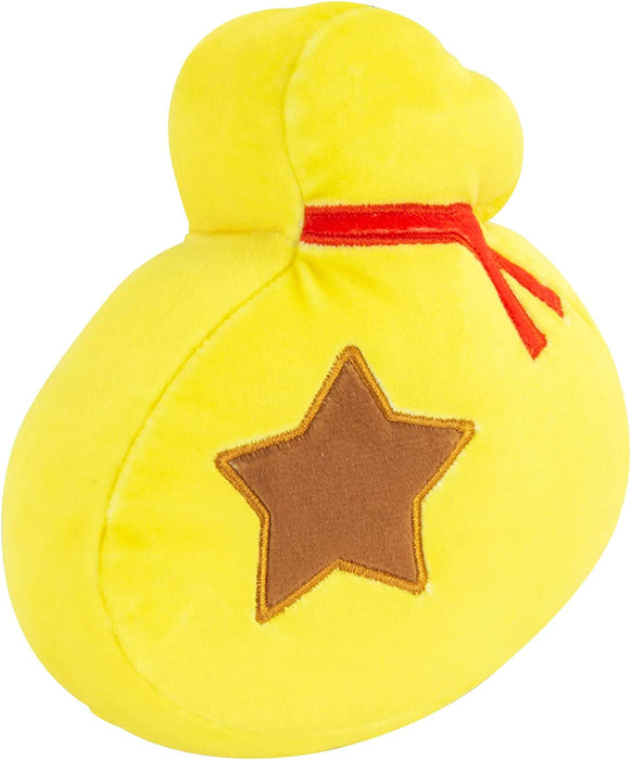 Club Mocchi-Mocchi- Animal Crossing Bell Bag Junior Plush Toy, 6 inch