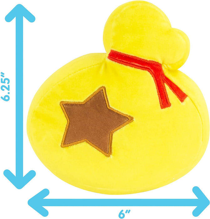 Club Mocchi-Mocchi- Animal Crossing Bell Bag Junior Plush Toy, 6 inch