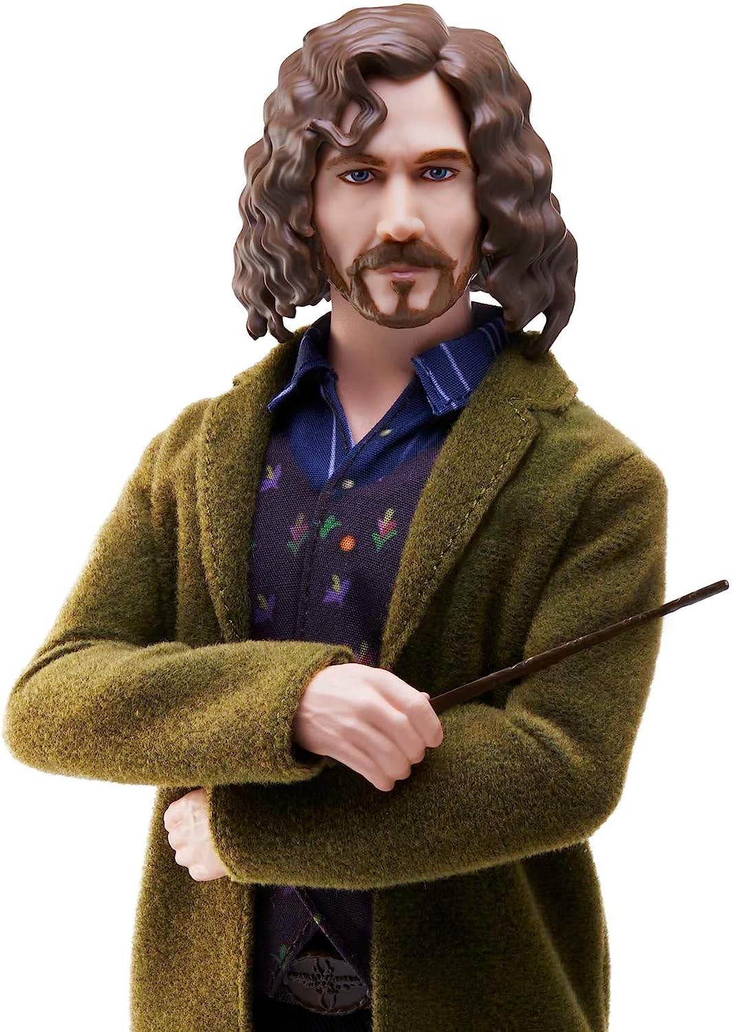 Harry Potter Collectible Sirius Black Doll (10-inch), Fully Posable, Wearing Signature Outfit with Wand, Gift for 6 Year Olds and Up, HCJ34