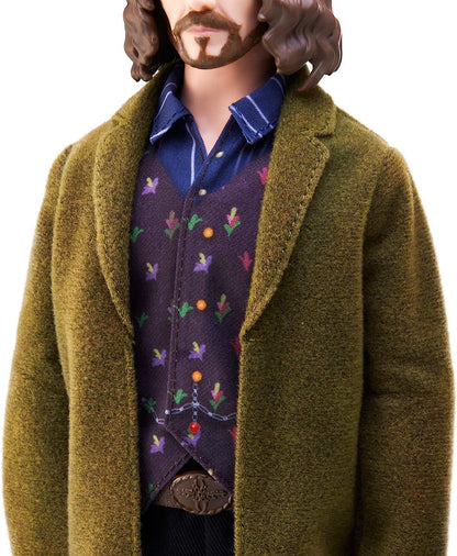 Harry Potter Collectible Sirius Black Doll (10-inch), Fully Posable, Wearing Signature Outfit with Wand, Gift for 6 Year Olds and Up, HCJ34