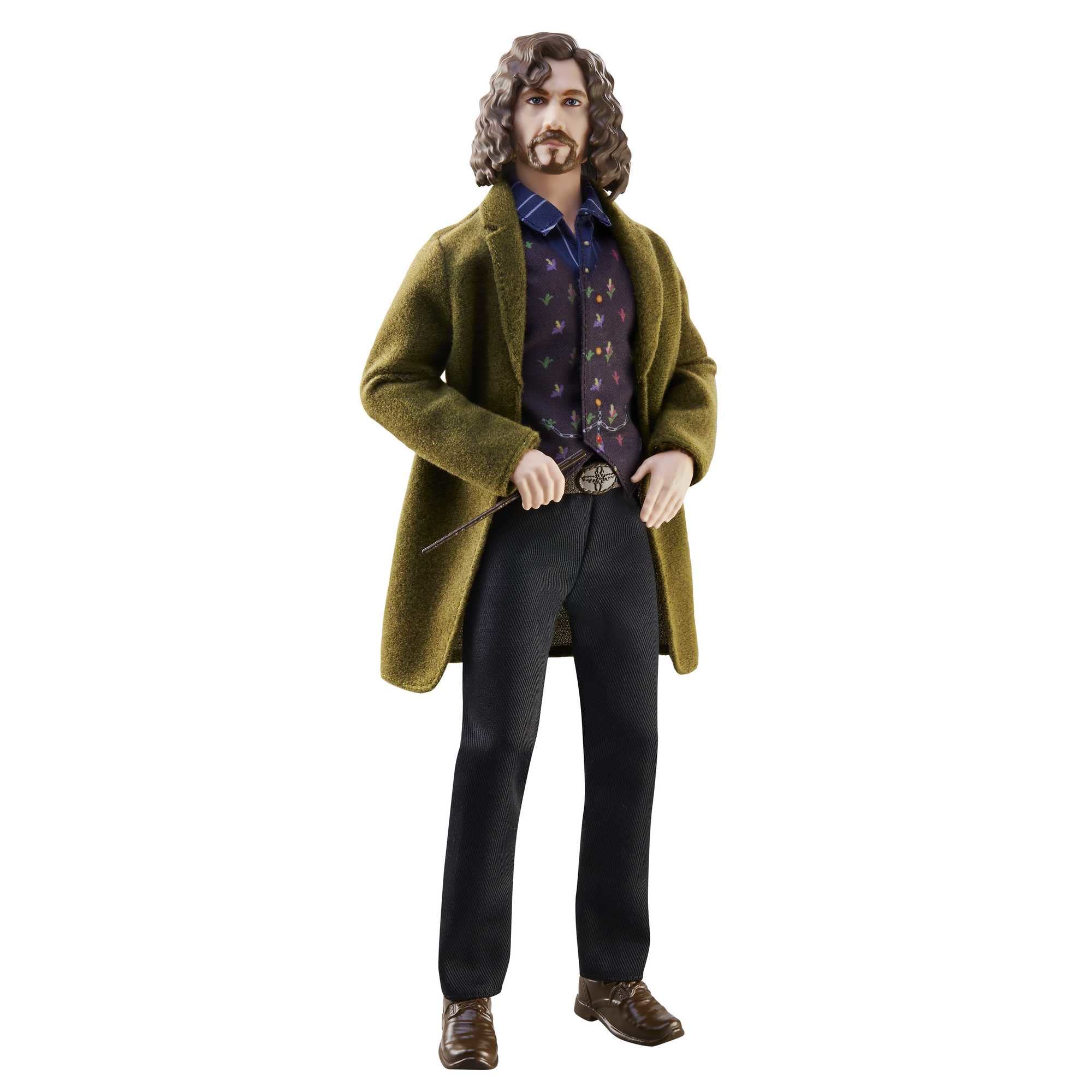 Harry Potter Collectible Sirius Black Doll (10-inch), Fully Posable, Wearing Signature Outfit with Wand, Gift for 6 Year Olds and Up, HCJ34