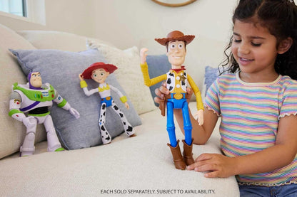 Mattel Disney Pixar Toy Story Buzz Lightyear grande Figura 25 cm articulada, juguete para niños +3 años (HFY27