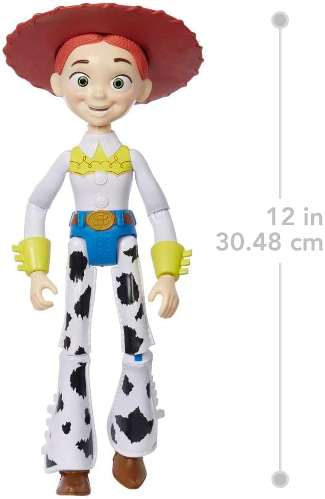 Mattel Disney Pixar Toy Story Jessie grande Figura 25 cm articulada, juguete para niños +3 años (HFY28
