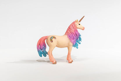 schleich 70723 bayala Mythical Decorated Marshmallow Unicorn Mare Figurine - Featuring Glittery Details and Rhinestones, Imaginative Fun and Durable Unicorn Gifts for Girls and Boys Ages 5+