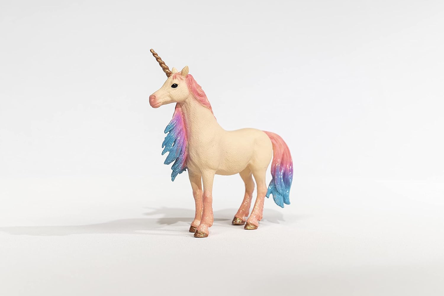 schleich 70723 bayala Mythical Decorated Marshmallow Unicorn Mare Figurine - Featuring Glittery Details and Rhinestones, Imaginative Fun and Durable Unicorn Gifts for Girls and Boys Ages 5+