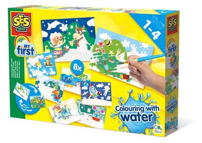 SES Creative 14459 Colouring with Water - Hidden Animals Mega Set