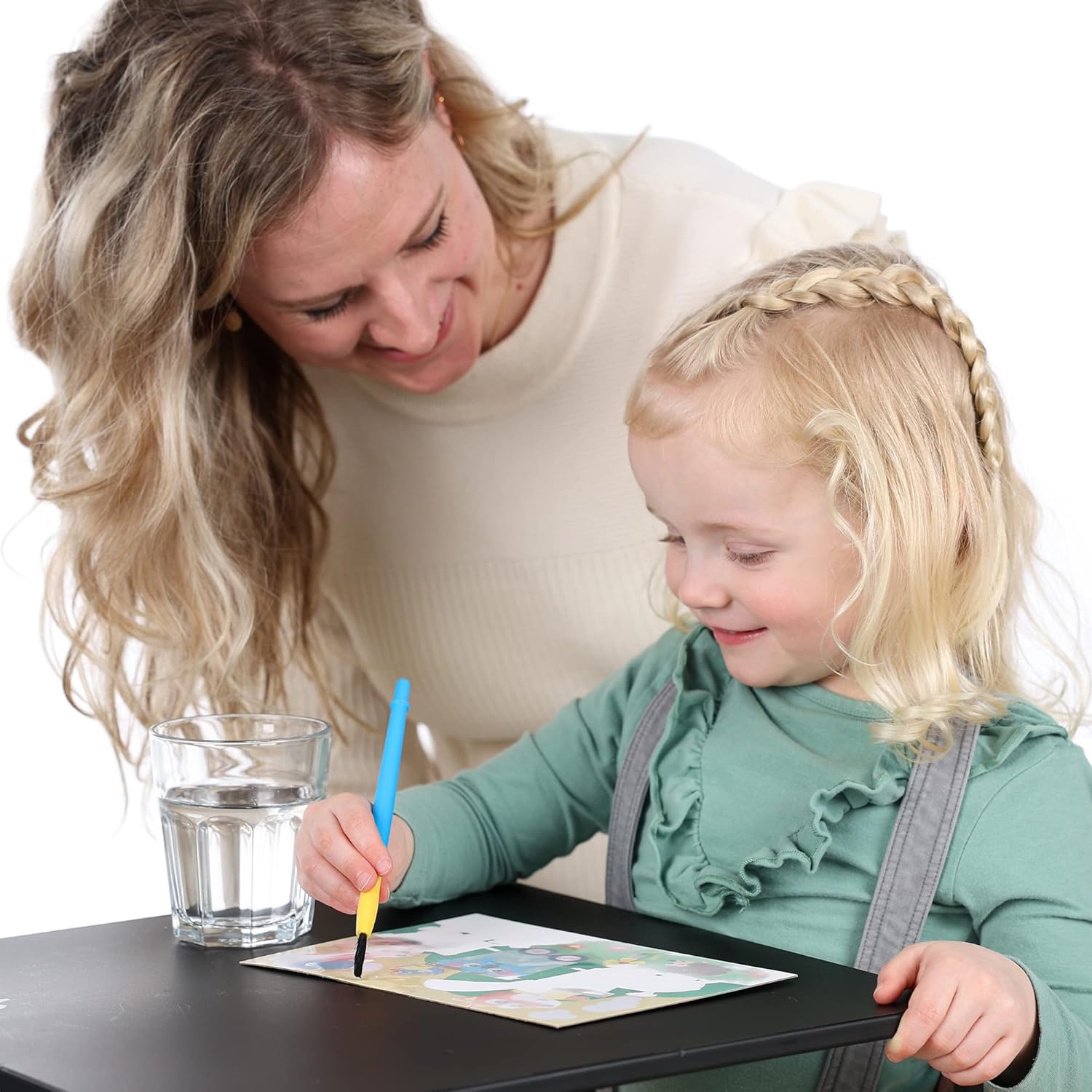 SES Creative 14459 Colouring with Water - Hidden Animals Mega Set