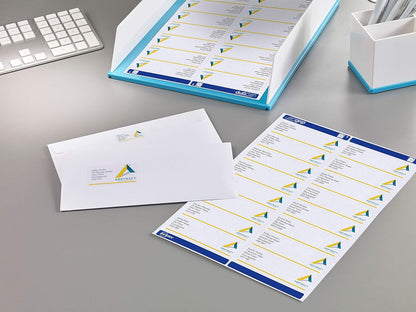 Avery Self Adhesive Address Mailing Labels, Laser Printers,16 Labels Per A4 sheet, 640 labels, UltraGrip (L7162), White, 40 Sheets