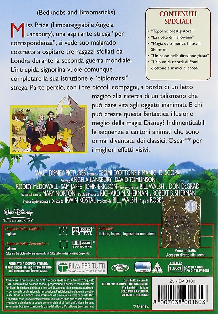Pomi d'ottone e manici di scopa