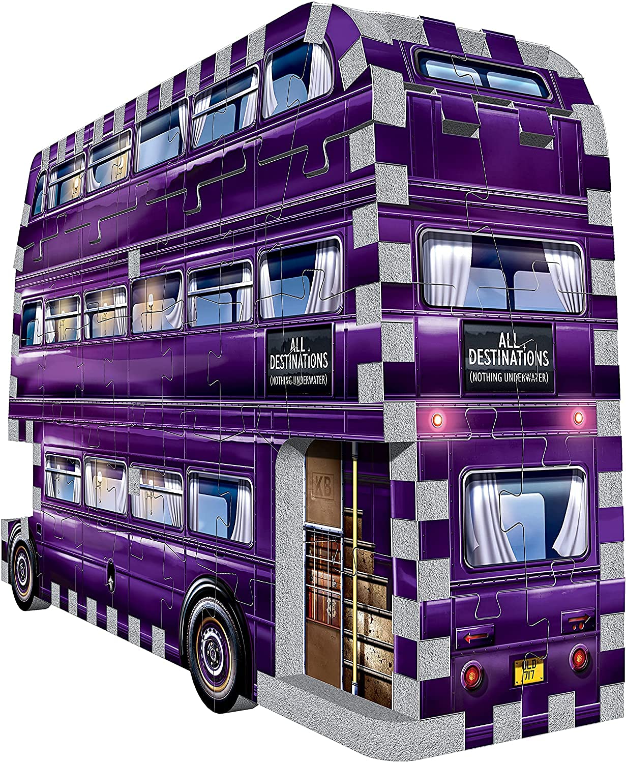 Wrebbit3D | Harry Potter: Mini Knight Bus (130pc) | 3D Puzzle | Ages 12+