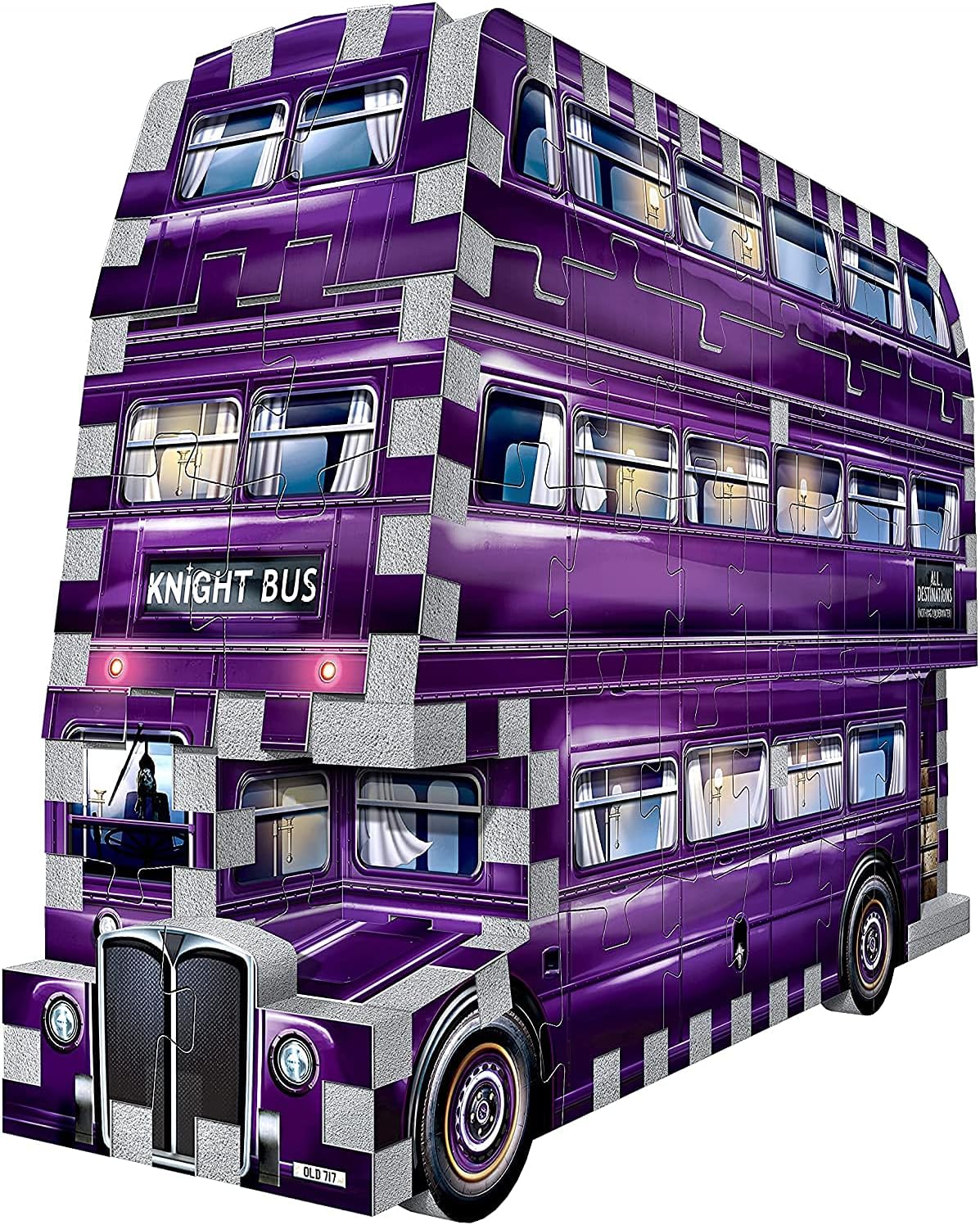 Wrebbit3D | Harry Potter: Mini Knight Bus (130pc) | 3D Puzzle | Ages 12+