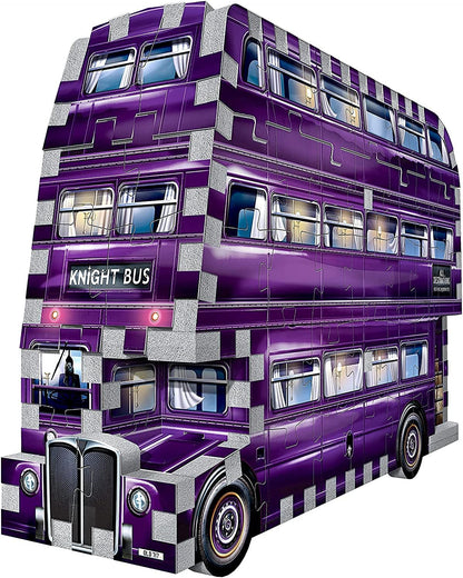 Wrebbit3D | Harry Potter: Mini Knight Bus (130pc) | 3D Puzzle | Ages 12+